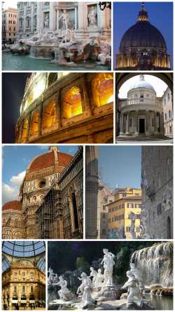 Collage Italia - regioni italiane